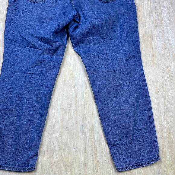 Old Navy High Rise OG Straight Secret Smooth Pocket Medium Wash Denim Jeans 16 - Picture 7 of 13